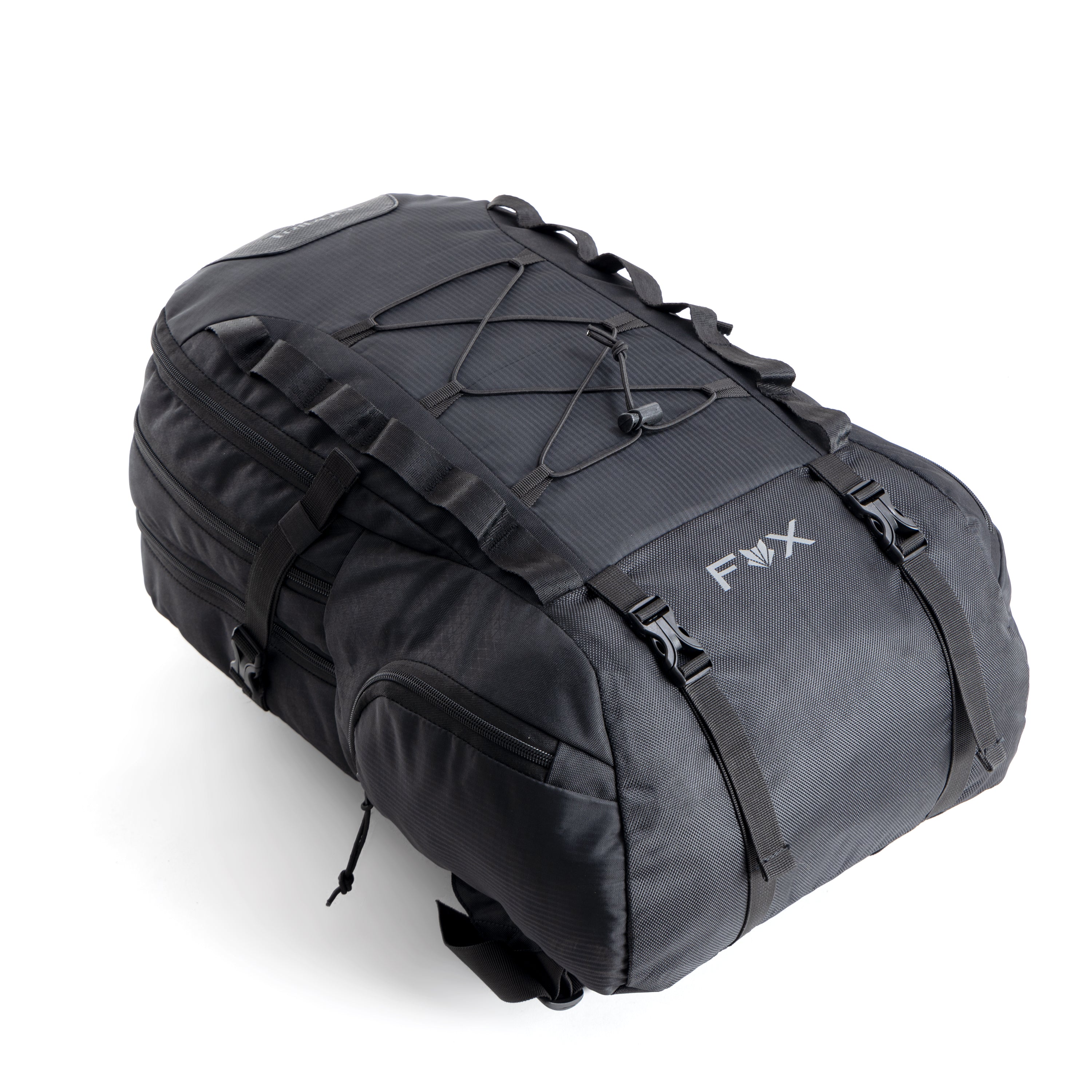 Tripole Fox Internal Frame Laptop Backpack Black Top Hiking Travelling