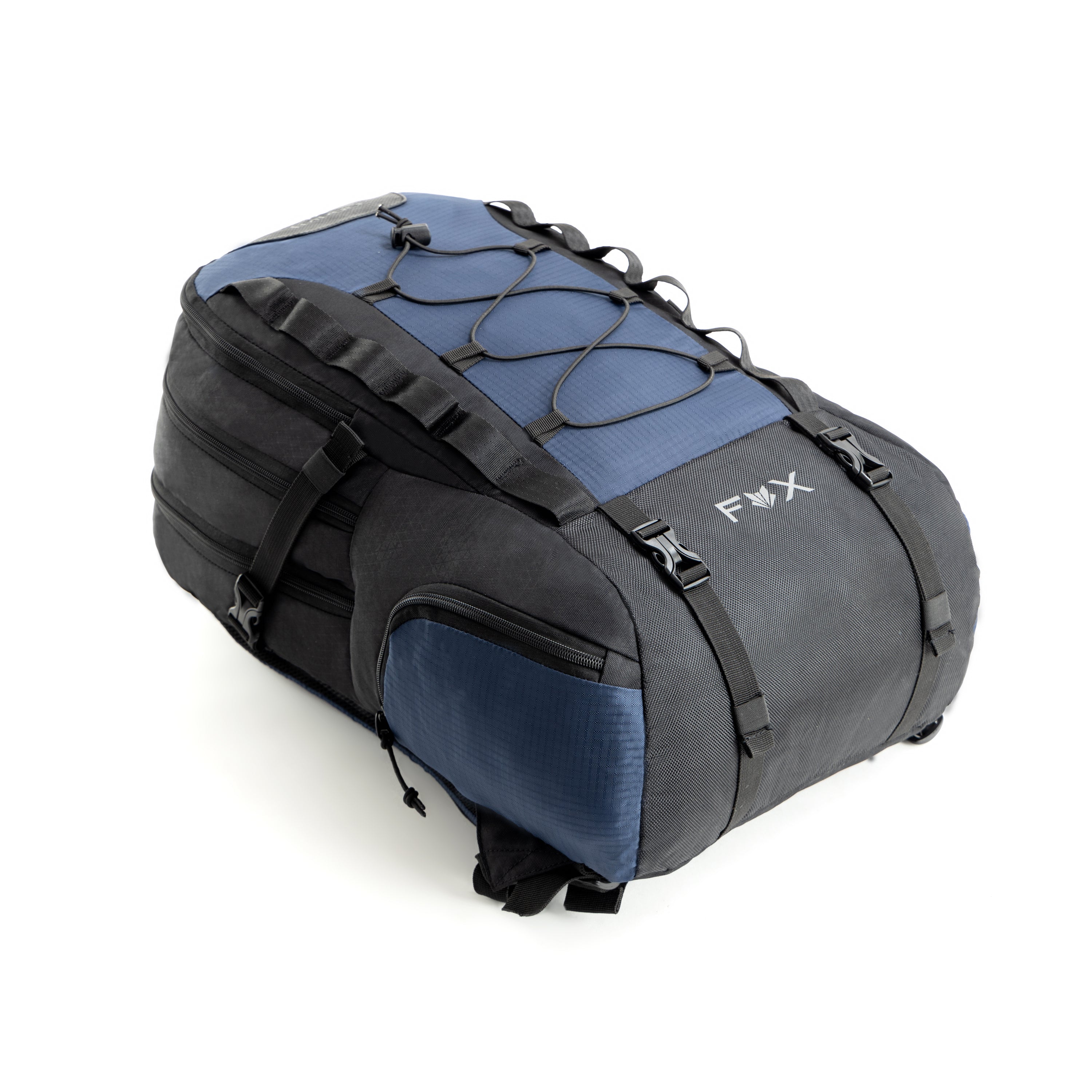 Tripole Fox Internal Frame Laptop Backpack Navy Blue Top Hiking Travelling