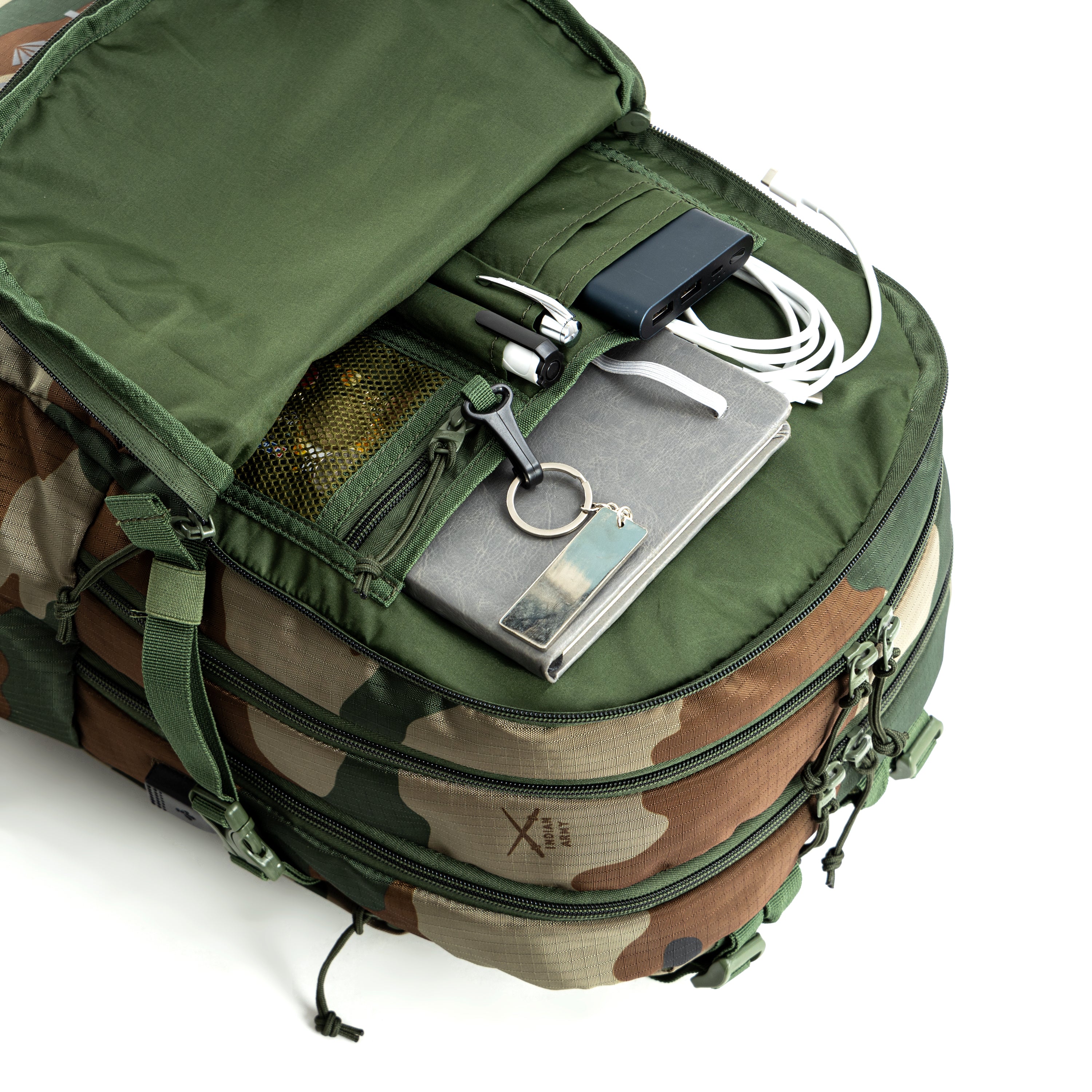 Tripole Fox Internal Frame Laptop Backpack Indian Army Open Pocket Hiking Travelling