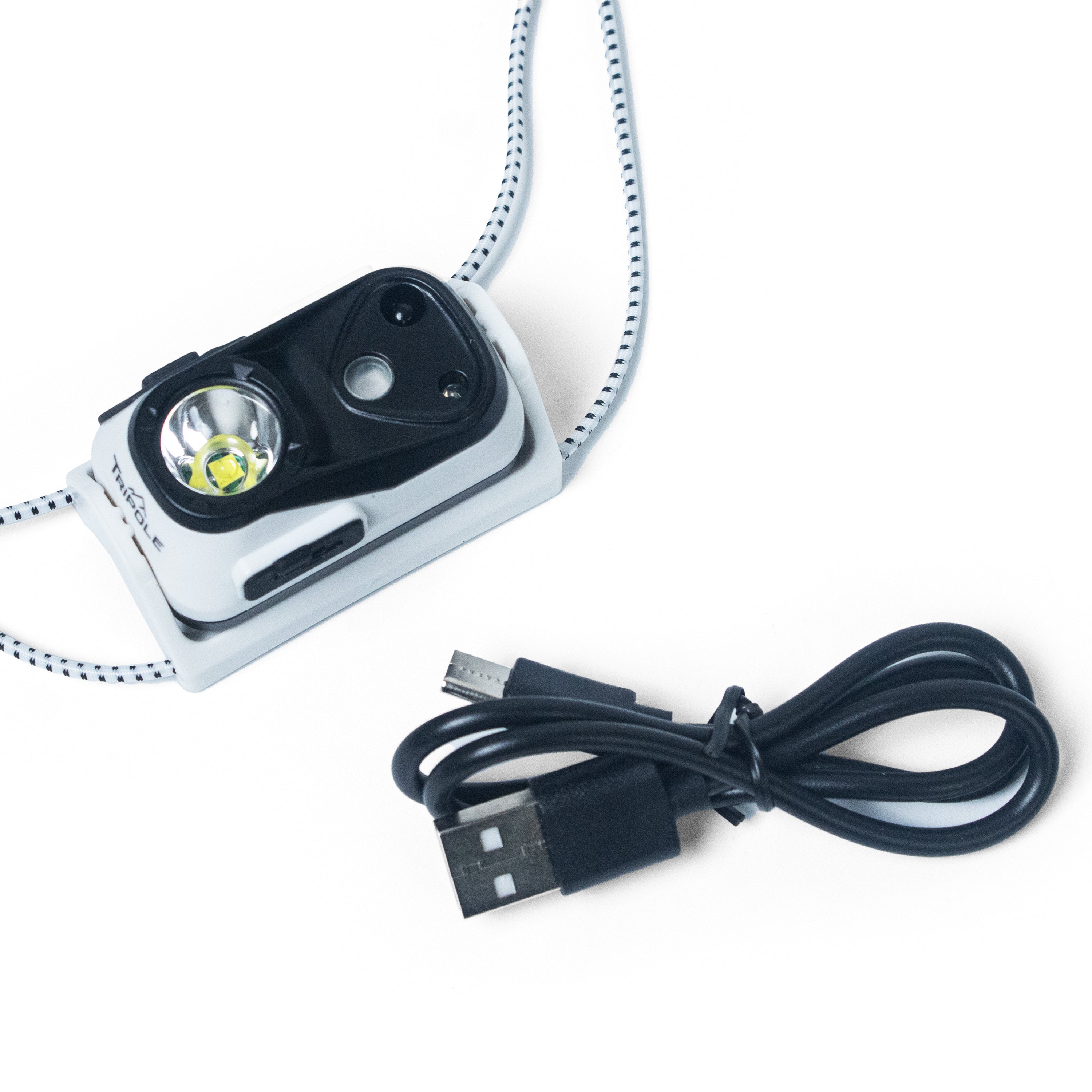 Tripole Lumos Headlamp Headtorch USB Rechargeable trekking hiking backpacking travel trail running