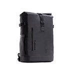 Tripole Tusker Roller Top Laptop Backpack Black Front Travelling Multi utility
