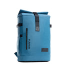 Tripole Tusker Roller Top Laptop Backpack Blue Front Travelling Multi utility