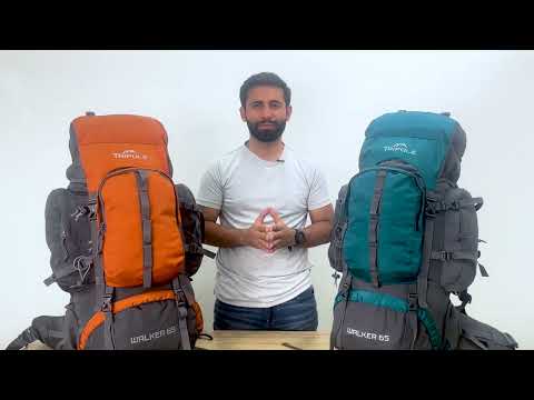 all-groups Tripole Walker 65L YouTube Video - Internal Frame Rucksack for Hiking Trekking Backpacking Travelling