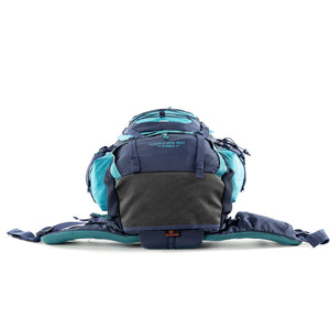 Tripole Walker Pro Internal Frame Rucksack for Travel and Trekking | Front Opening | Laptop Sleeve | Water Repellent | Rain Cover | 3 Year Warranty | 60 Litre Blue