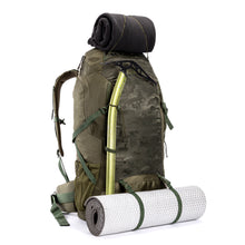 Tripole Air Trekking and Travel Rucksack with Rain Cover and Laptop Sleeve | 3 Year Warranty | Green Jacquard | 46 Litres