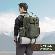 Tripole Alfa 45 Litres Military Tactical Backpack and Rucksack with Detachable Sling Bag | Rain Cover | 3 Year Warranty - Indian Army