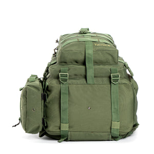 Tripole Alfa 45 Litres Military Tactical Backpack and Rucksack with Detachable Sling Bag | Rain Cover | 3 Year Warranty - Army Green