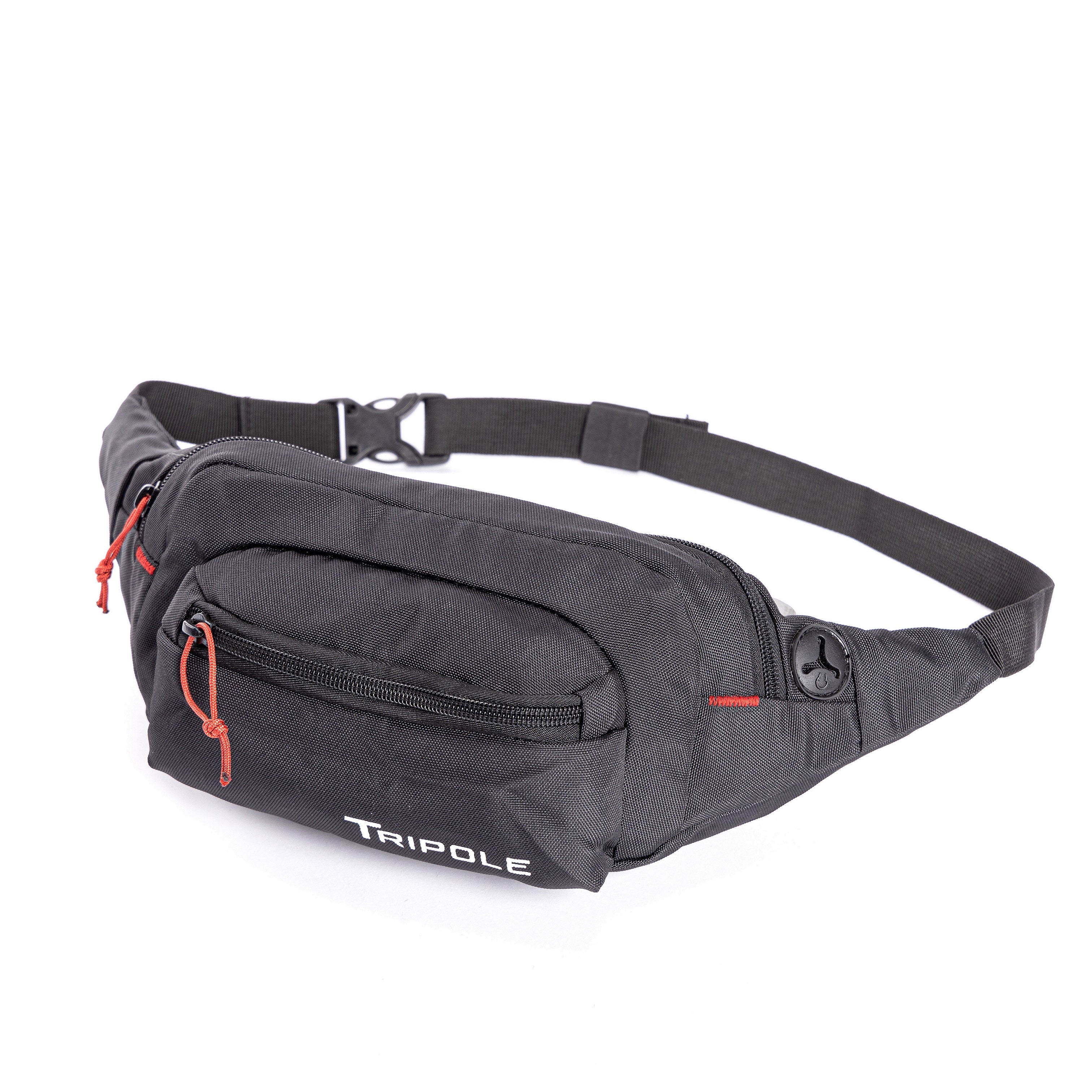 Tripole Ergo Waist Pack Black Front Trekking Hiking Backpacking Travelling