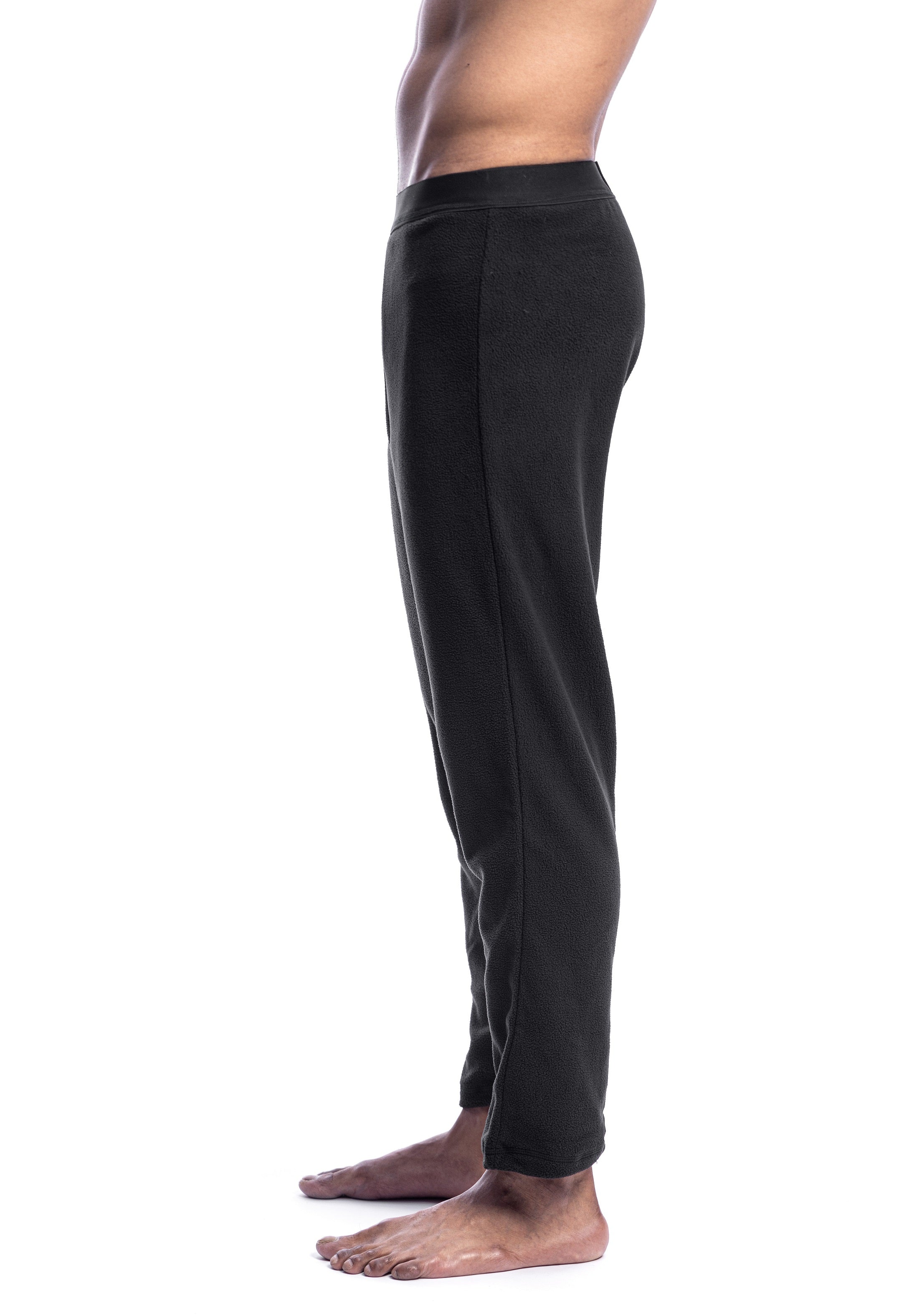 Tripole Fleece Warmer Bottom Wear Black Side for Cold Weather, Camping and Hiking