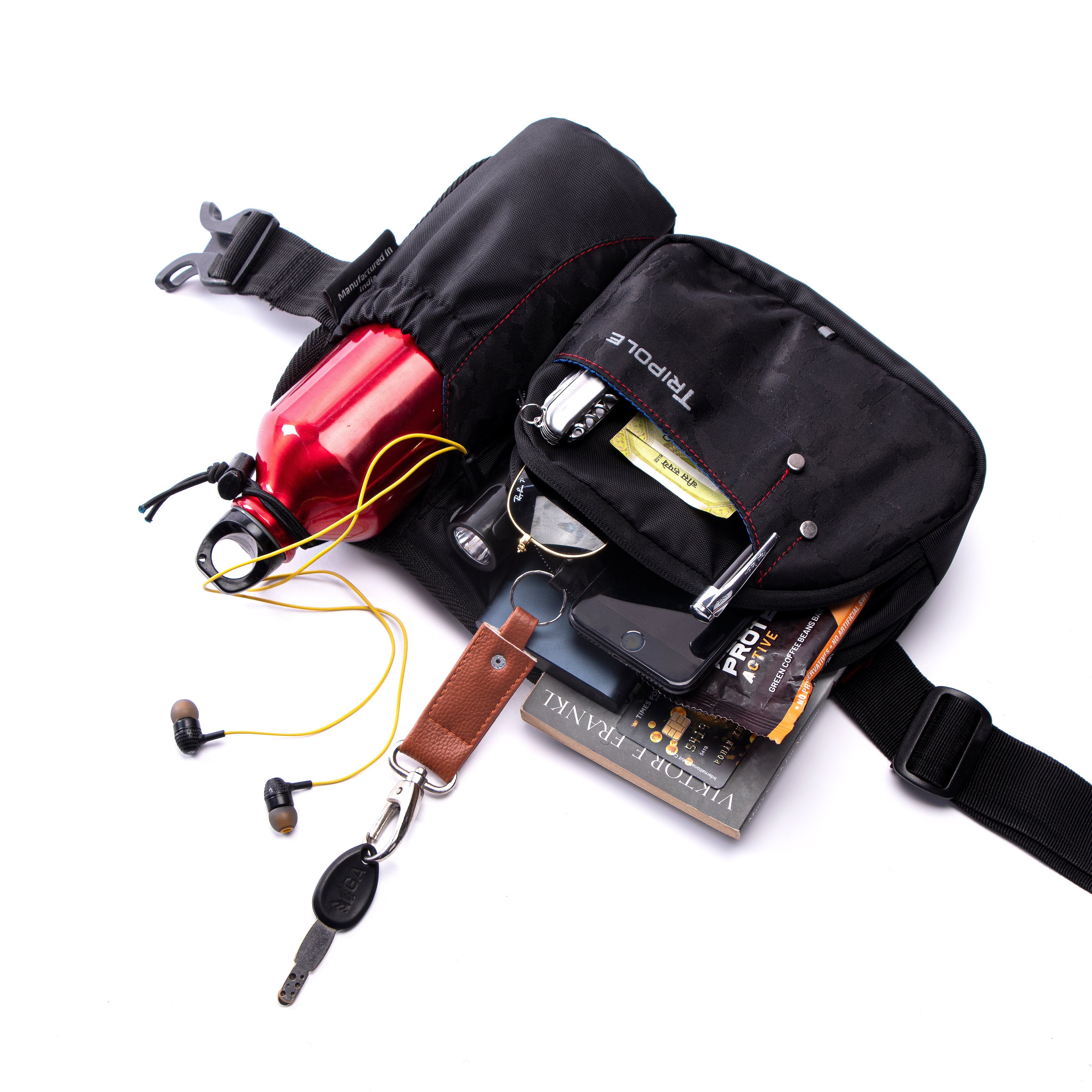 Tripole Hydra Waist Pack Black Trekking Hiking Backpacking Travelling