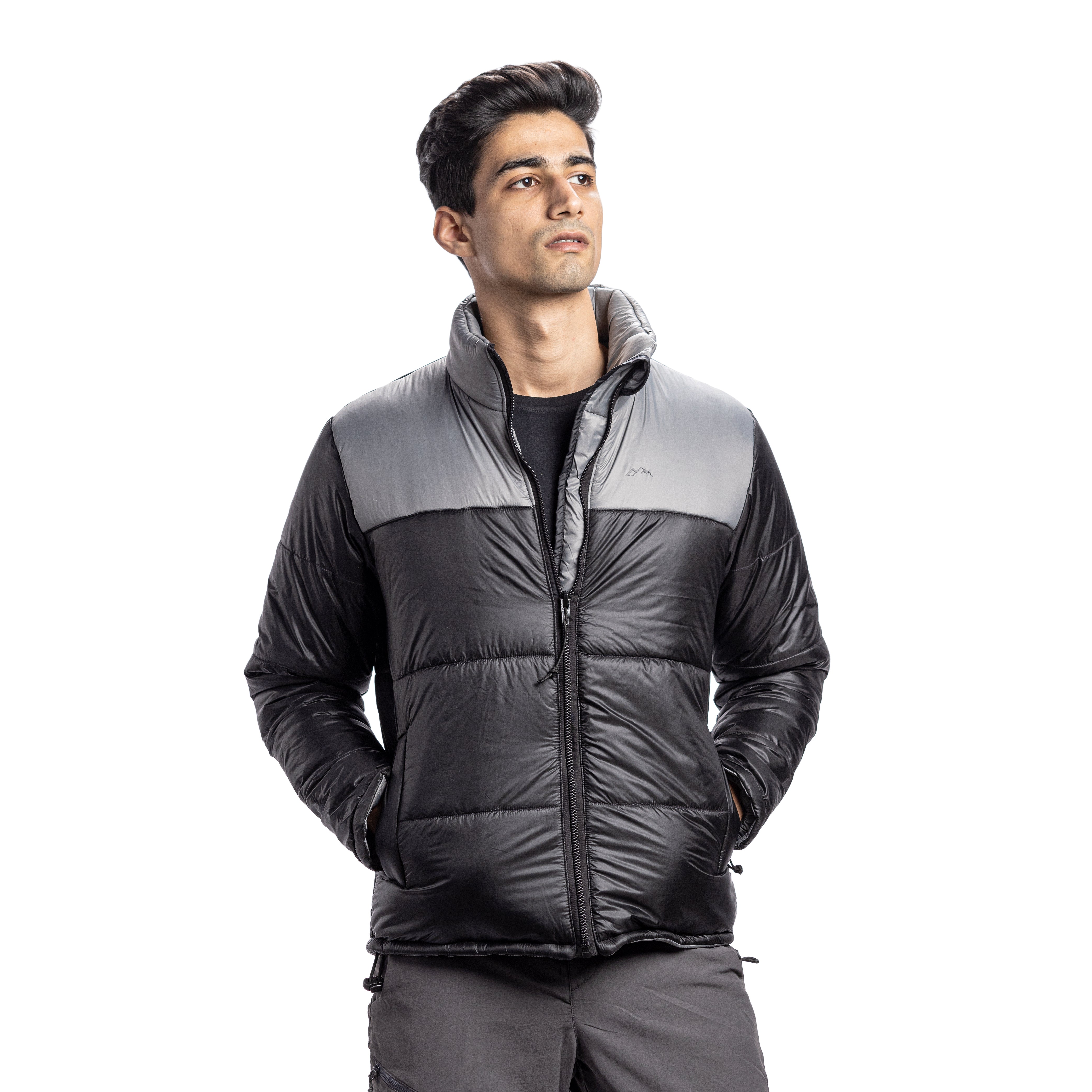 Tripole Winter Snow Jacket Minus 5 Degree Black Front Trekking Hiking