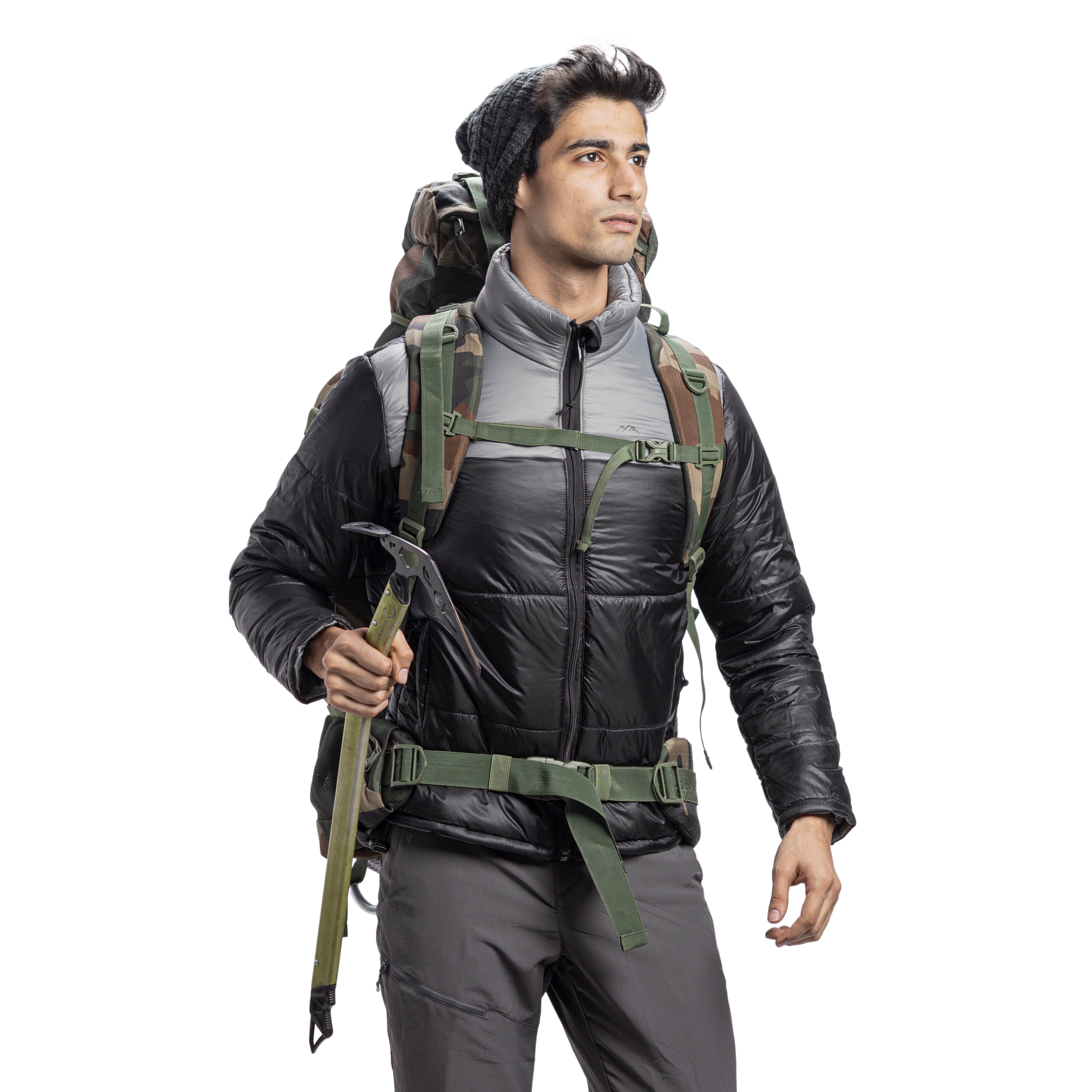 Tripole Winter Snow Jacket Minus 5 Degree Black with rucksack Trekking Hiking