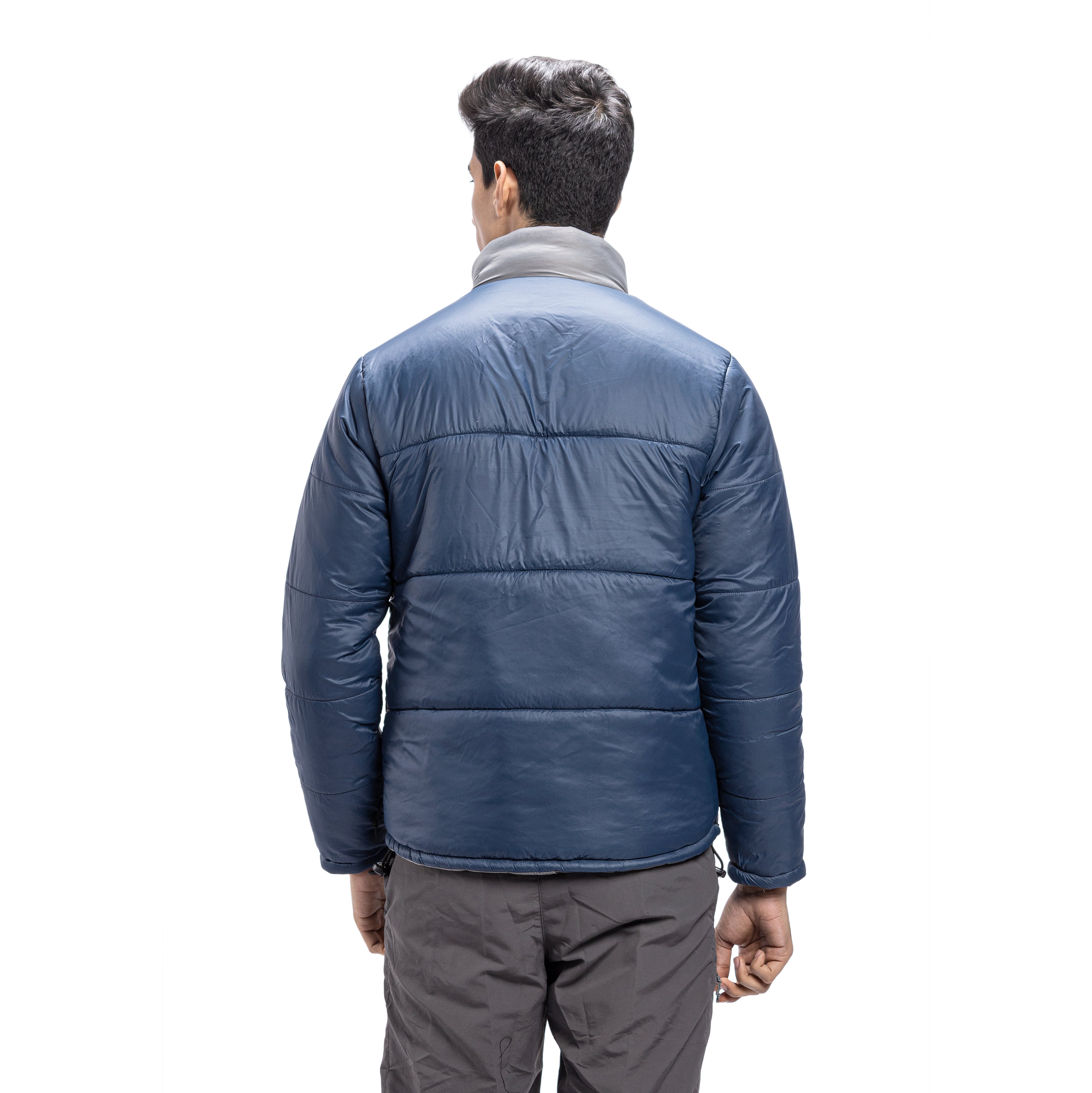 Tripole Winter Snow Jacket Minus 5 Degree Navy Blue Back Trekking Hiking