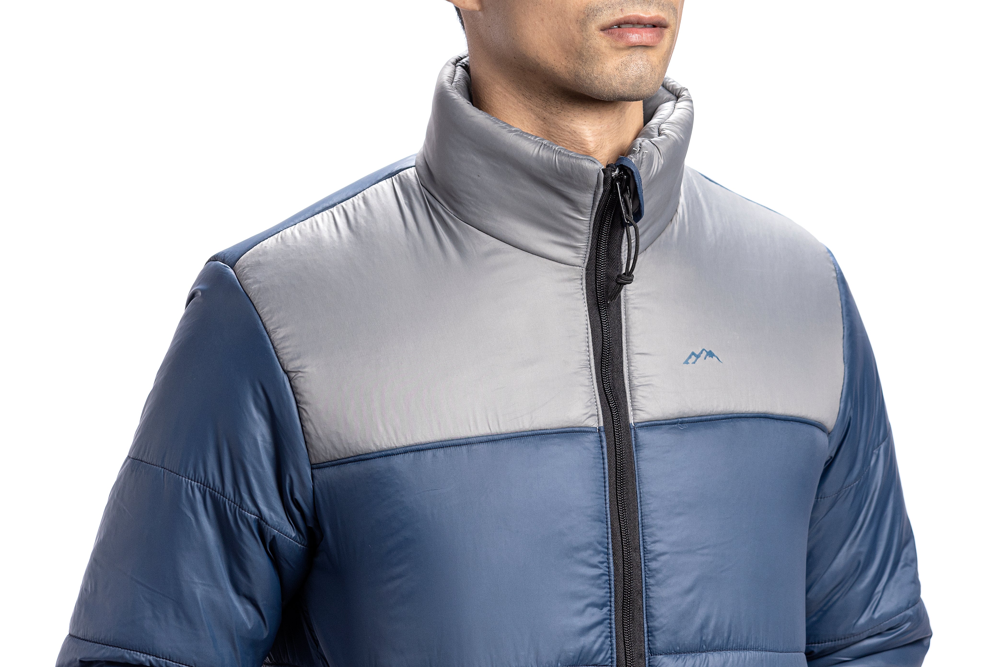 Tripole Winter Snow Jacket Minus 5 Degree Navy Blue Close up Trekking Hiking