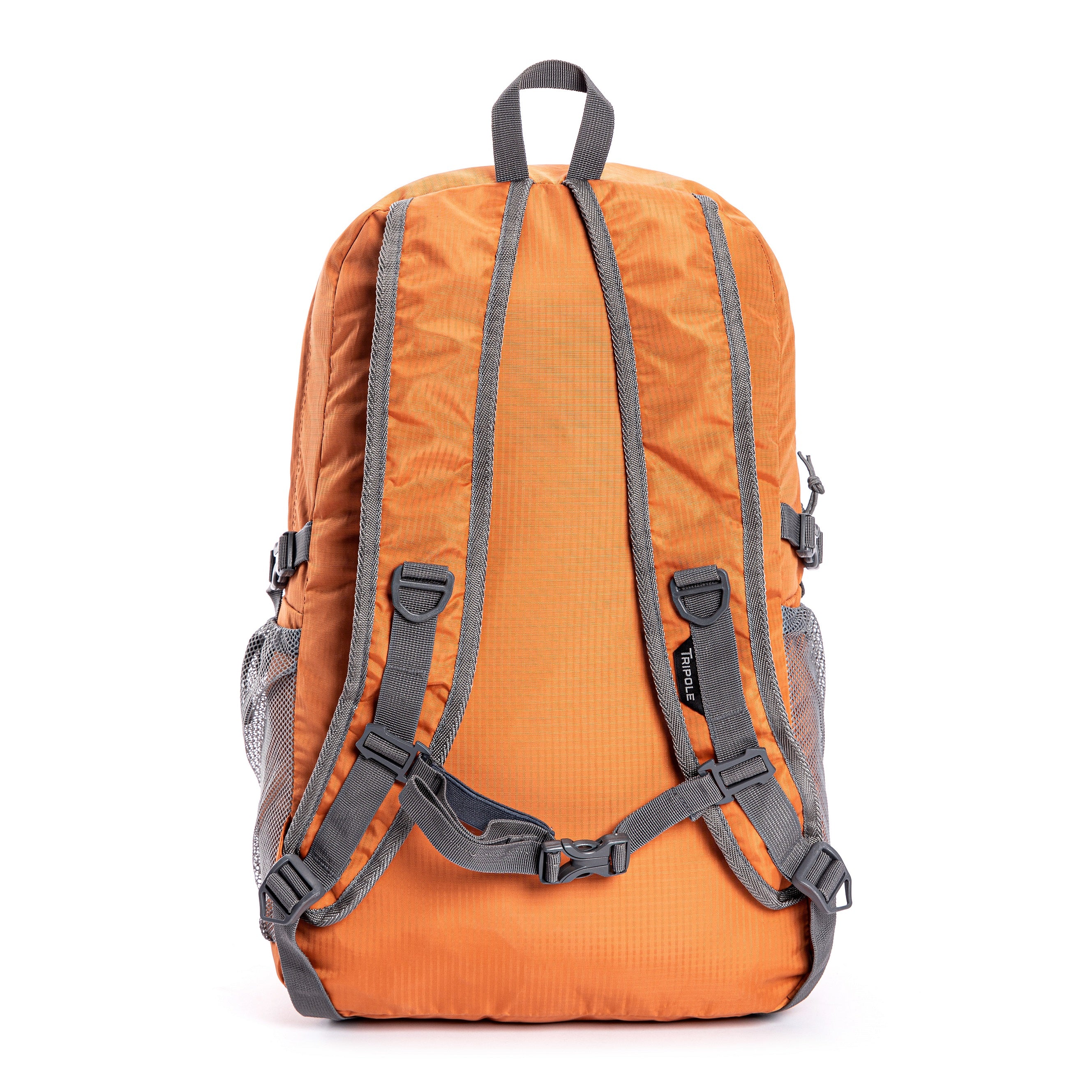 Tripole PAKEASY Orange Back - Backpack Foldable Day Bag Hiking Day Trips Compact
