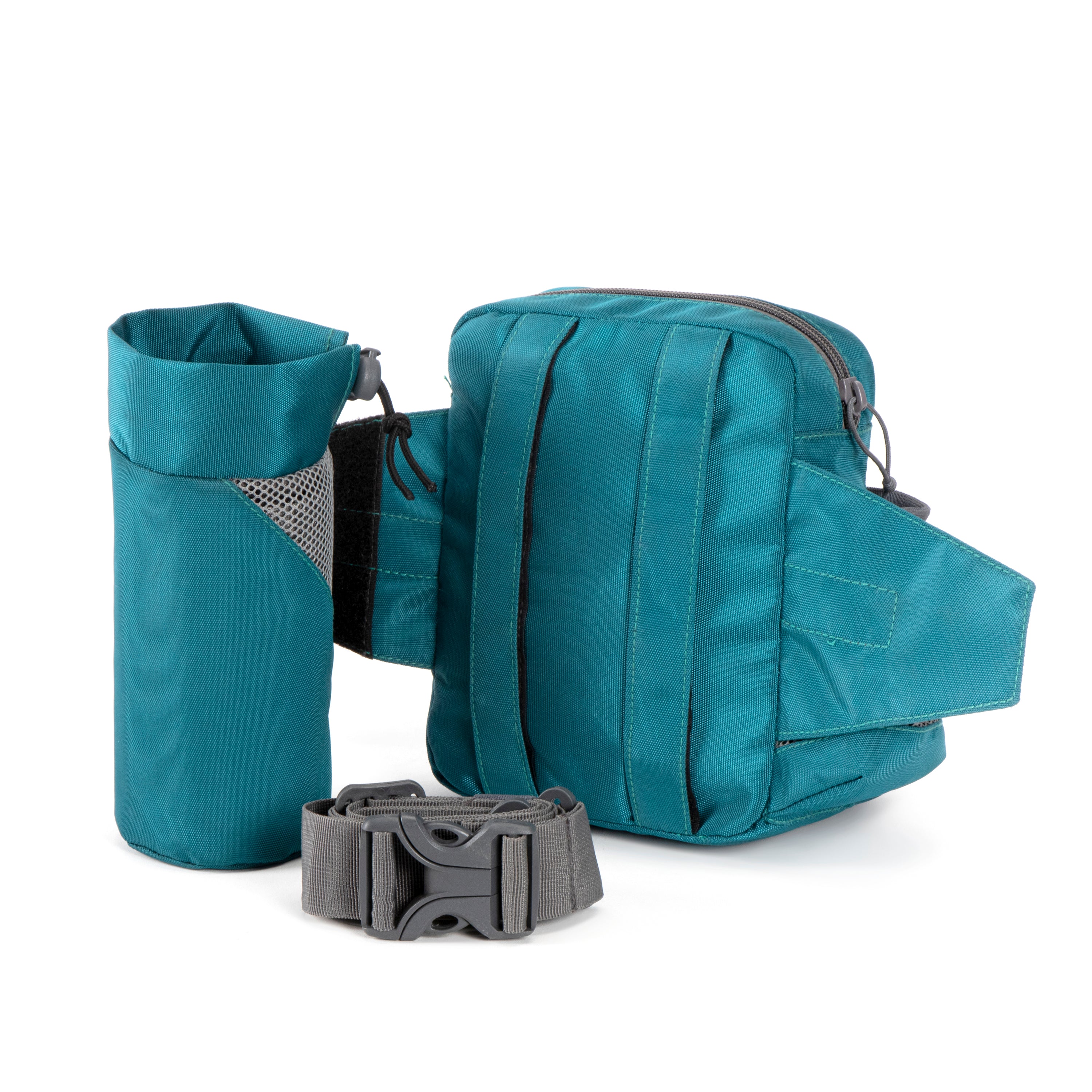 Tripole Waist Pack Detachable Bottle Holder Sea Green Back Trekking Hiking Backpacking Travelling