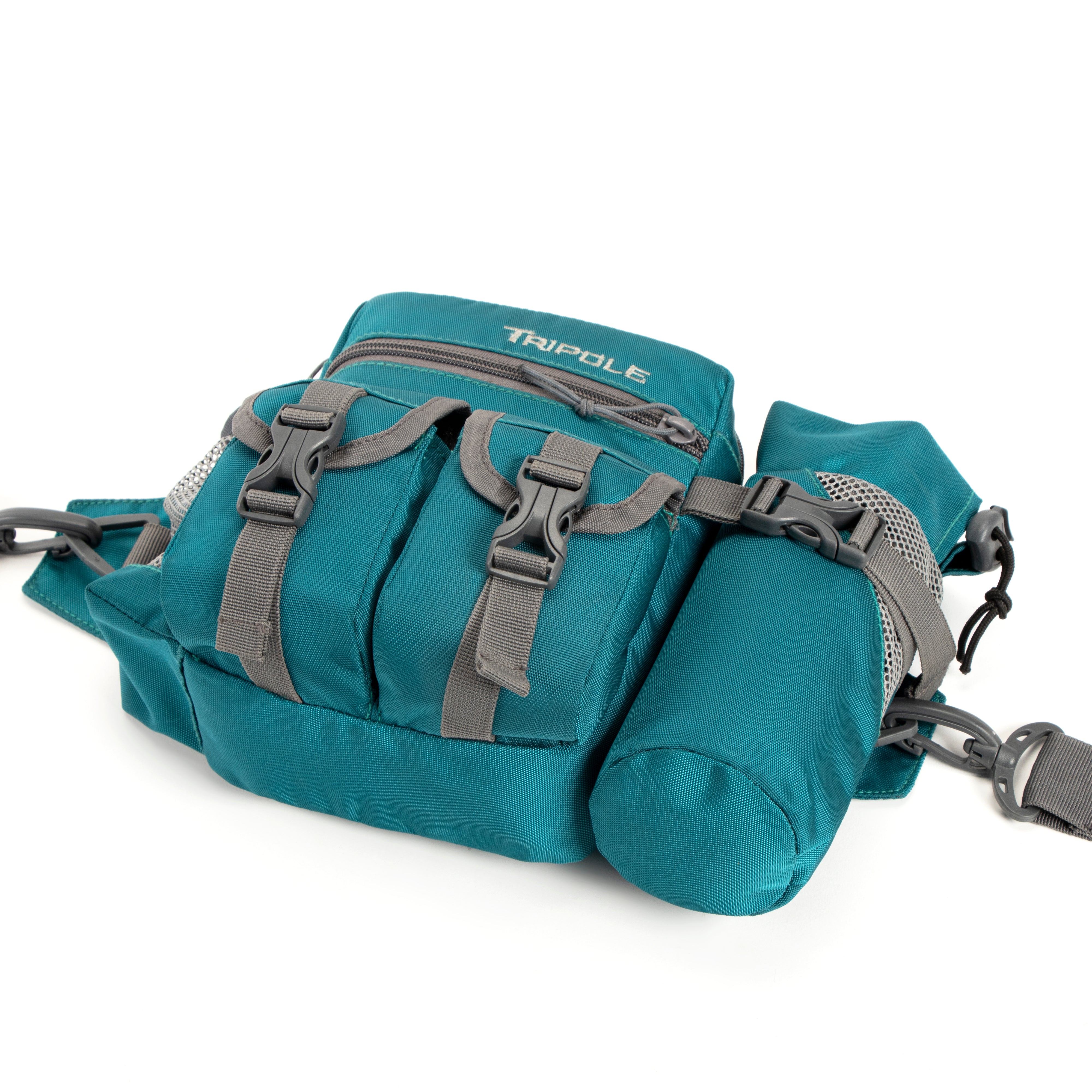 Tripole Waist Pack Detachable Bottle Holder Sea Green Top Trekking Hiking Backpacking Travelling