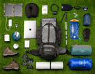 Tripole Walker 65L Grey Black Styled - Internal Frame Rucksack for Hiking Trekking Backpacking Travelling