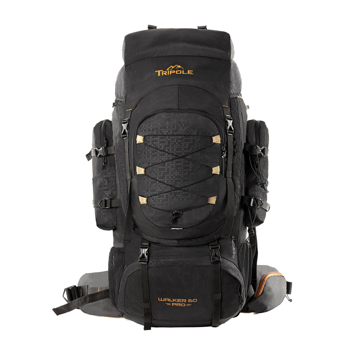 Tripole Walker Pro Metal Frame Rucksack with Rain Cover for Trekking ...