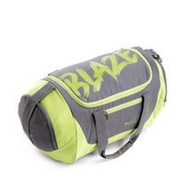 Blaze Gym & Sports Duffel Bag l Grey & Neon Yellow