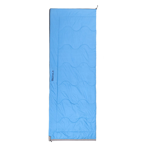 Tripole Camp Series Envelope Sleeping Bag for Camping and Hiking (Blue)