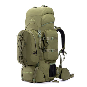 Colonel Series 95 Litre Rucksack + Detachable Day Pack & Rain Cover | Olive Green