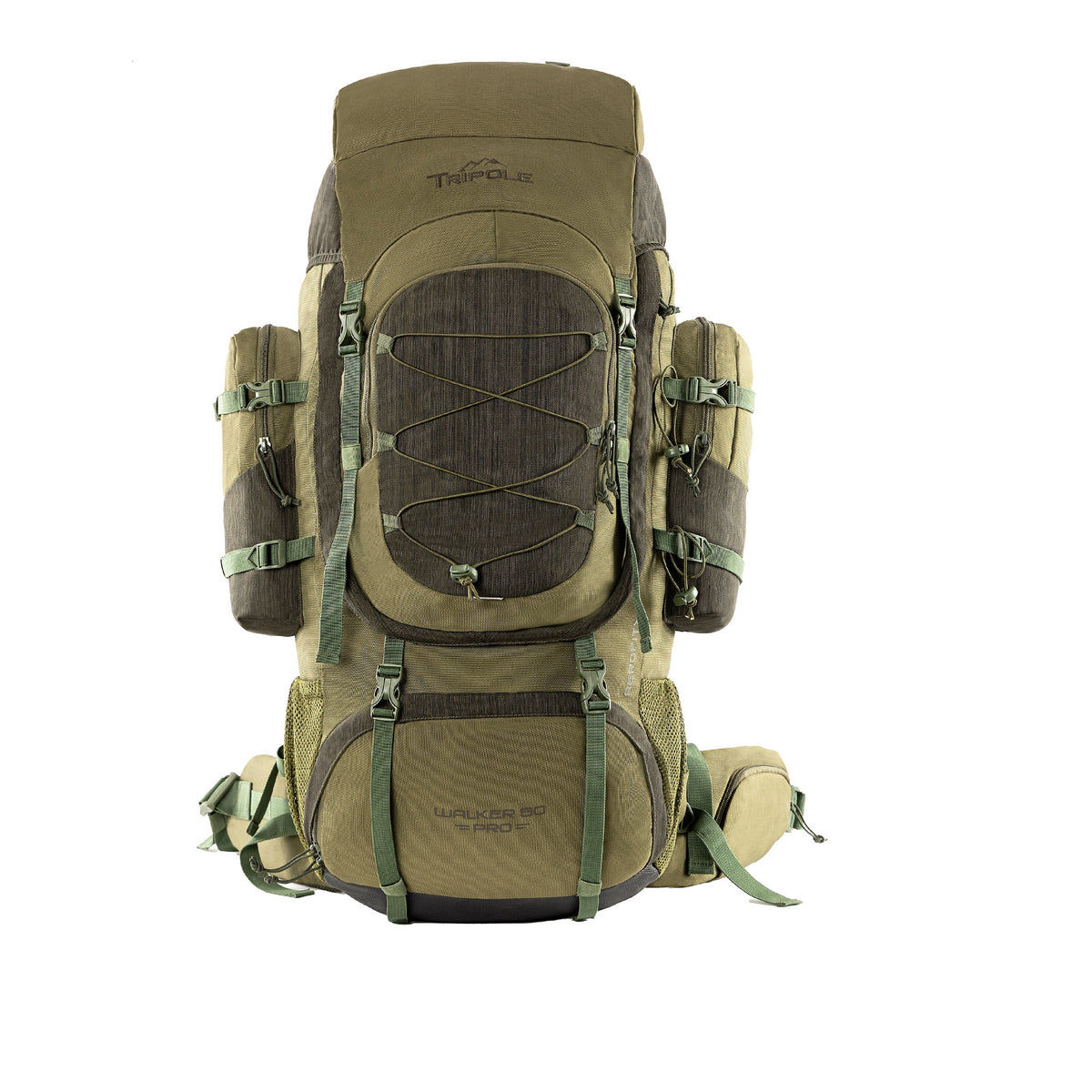 Metal Frame Ruck Pack Tripole Walker Pro Metal Frame Rucksack with Rain Cover for Trekking ...