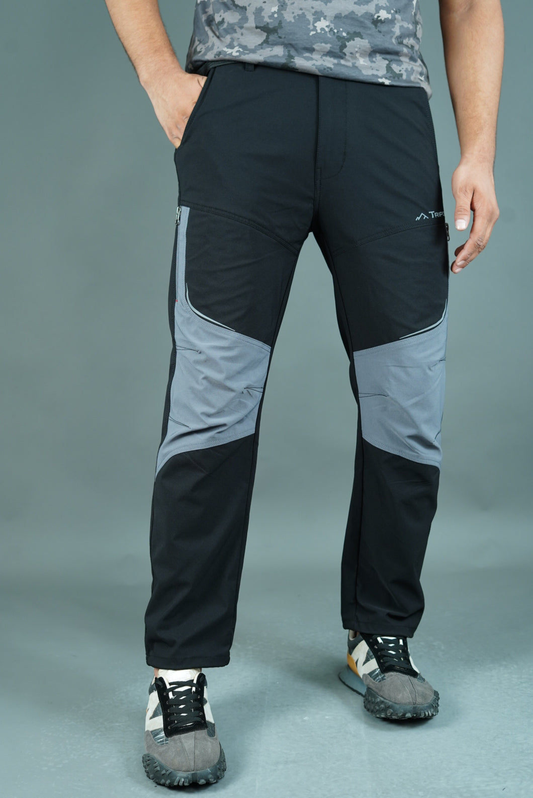 Tripole Trailblazer Trekking and Hiking Pants and Cargo for Outdoors and Travelling | Black