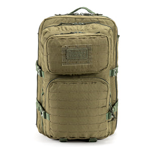 Tripole Force Plus Tactical Army 50 Litre Bag & Backpack with Laser-cut MOLLE - Olive Green