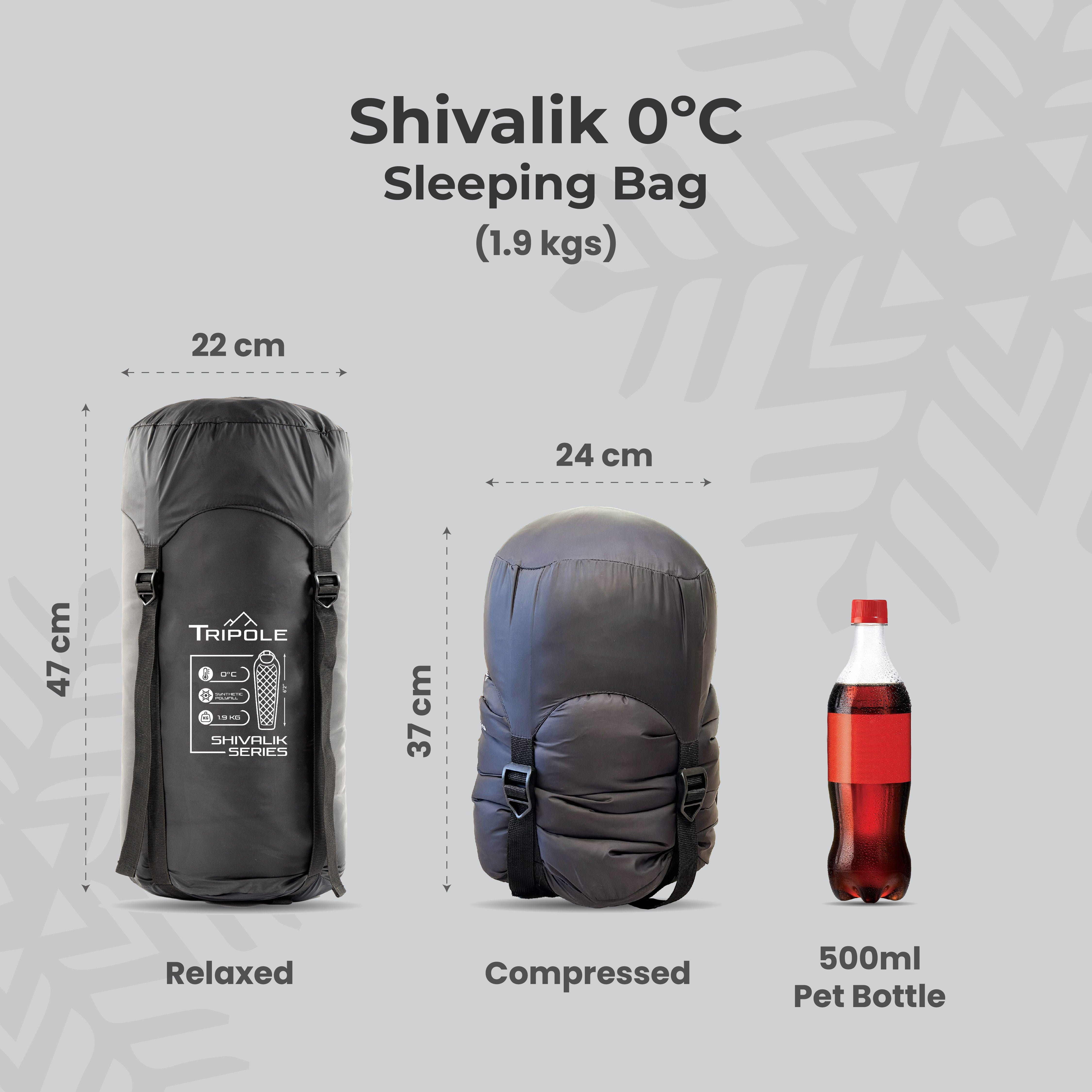 Tripole Shivalik Indoor and Outdoor Sleeping Bag for Hiking