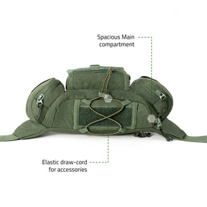 Tripole Tactical Waist Pack and Fanny Bag | Army Green