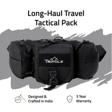 Tripole Tactical Waist Pack and Fanny Bag | Black