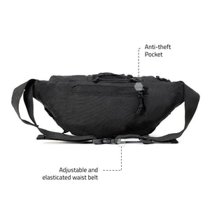 Tripole Tactical Waist Pack and Fanny Bag | Black