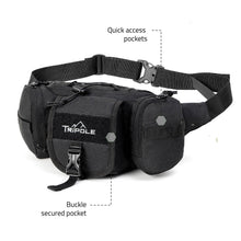 Tripole Tactical Waist Pack and Fanny Bag | Black