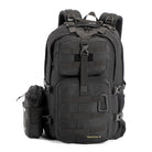Tripole Alfa Military Tactical Backpack Black Front Rucksack Detachable Sling Bag 45 Litres Trekking Travelling Hiking 