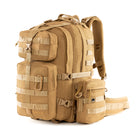 Tripole Alfa Military Tactical Backpack Khaki Front Rucksack Detachable Sling Bag 45 Litres Trekking Travelling Hiking 