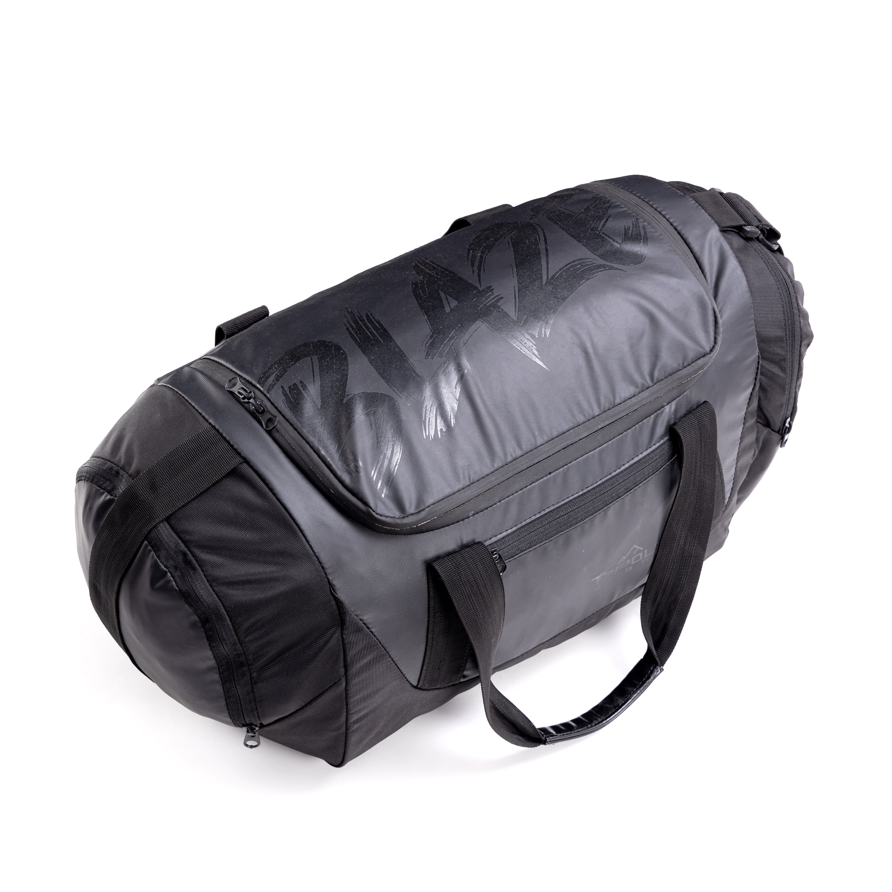 Tripole Blaze Duffel Bag Black Top - Gym Sports Travelling 35 litres