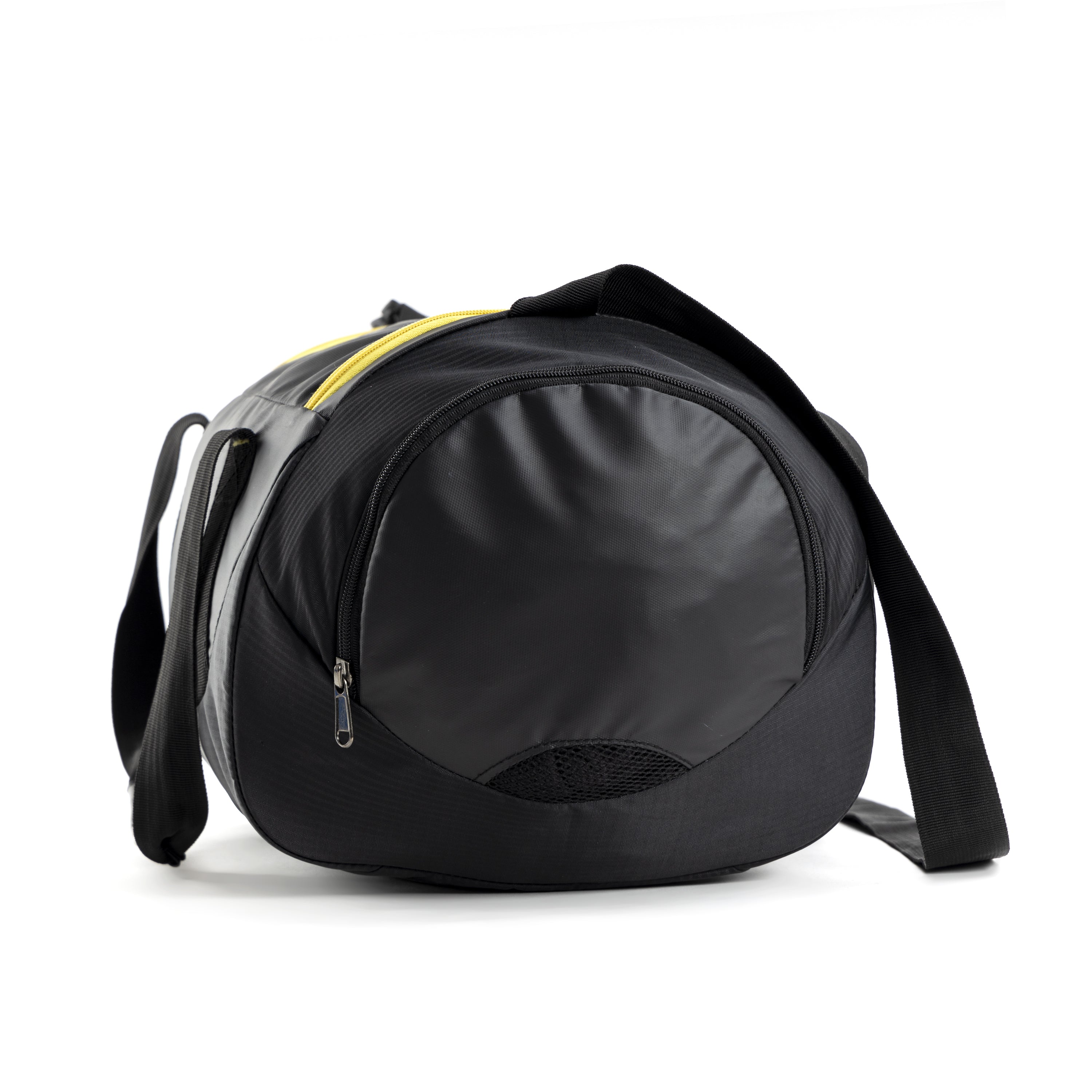 Tripole Blaze Duffel Bag Black Yellow Side - Gym Sports Travelling 35 litres