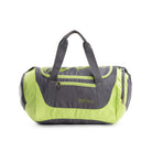 Tripole Blaze Duffel Bag Grey & Neon Yellow Front - Gym Sports Travelling 35 litres