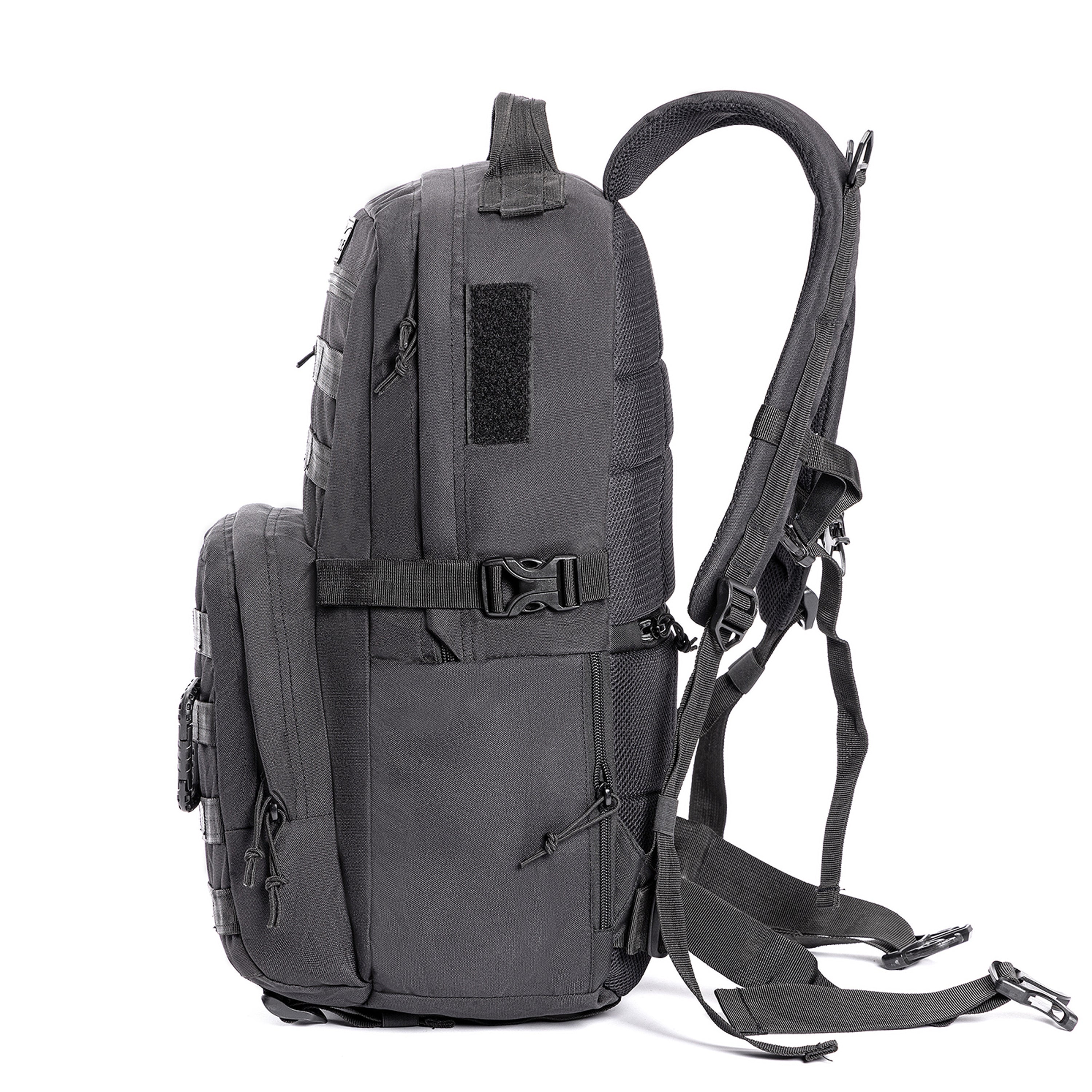 Tripole Captain Black Side 25L Daypack Backpack Travelling Hiking