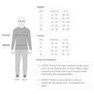 Tripole Fleece Warmer Upper Wear Size Chart for Cold Weather, Camping and Hiking 