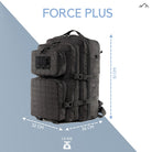 all-groups Tripole Force Plus Tactical Army Backpack Dimensions 50 Litre Travelling Trekking Hiking MOLLE