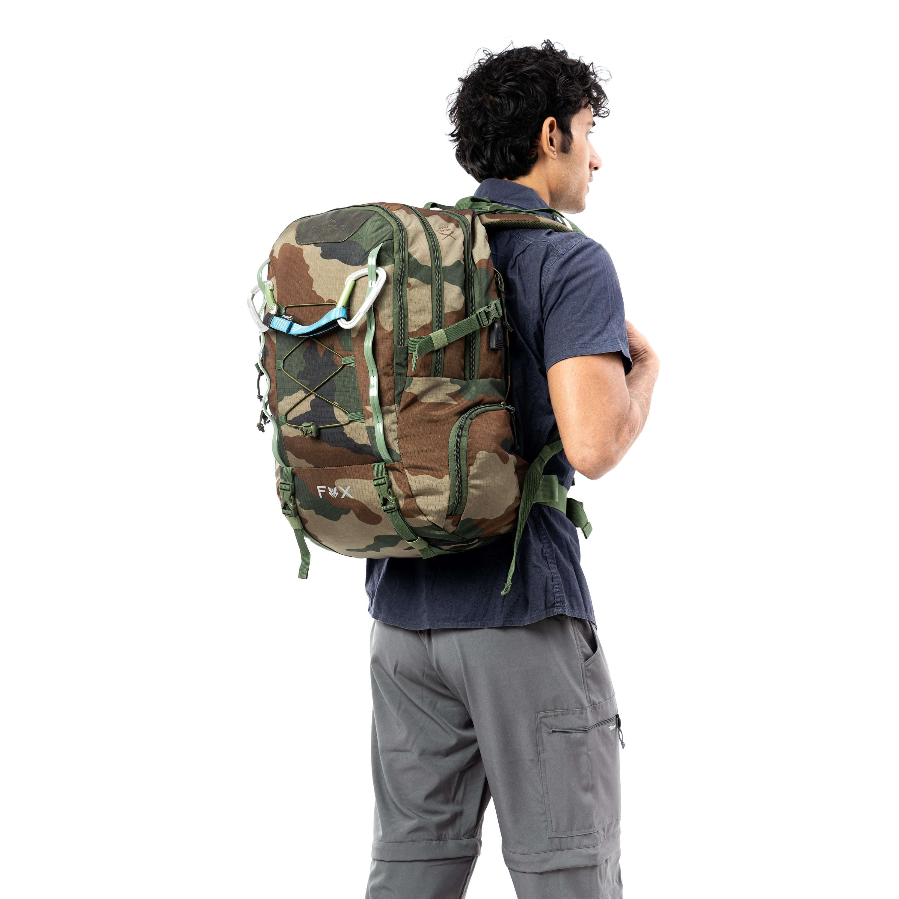 Tripole Fox Internal Frame Laptop Backpack Indian Army Model Hiking Travelling 
