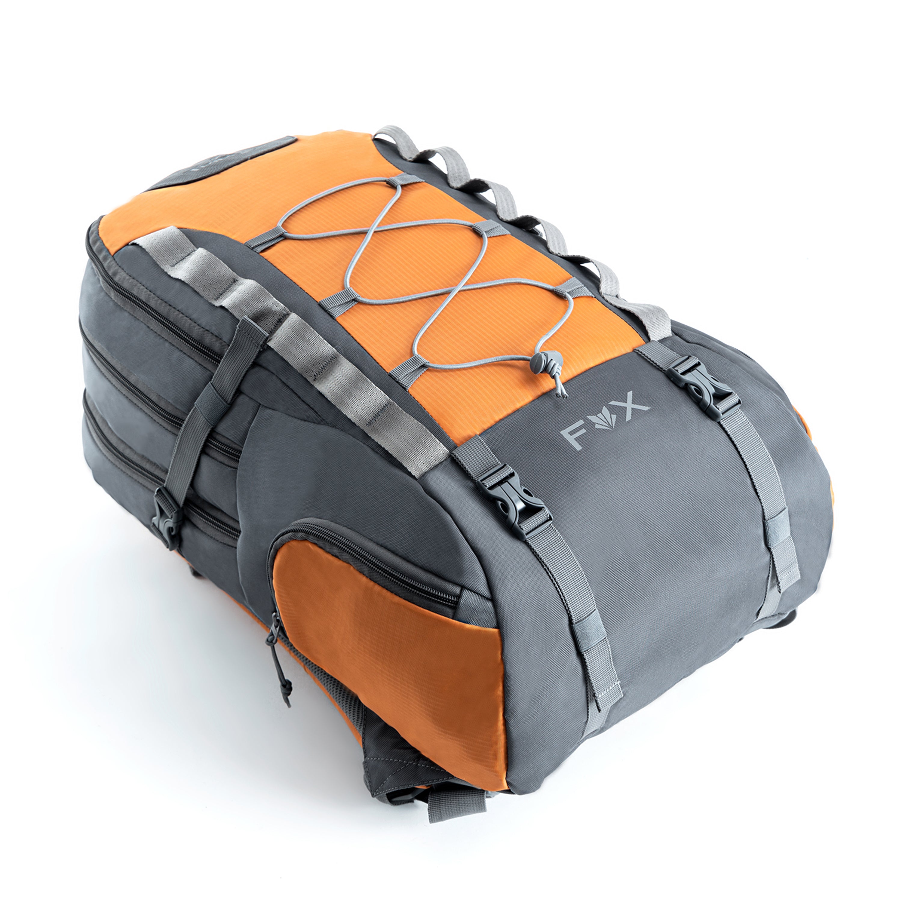 Tripole Fox Internal Frame Laptop Backpack Orange Top Hiking Travelling 