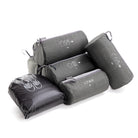 Tripole Organizer Packs - Cylindrical Shaped - Set of 6 - Grey Backpacking Travelling