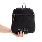 Tripole PAKEasy Duffel Black Folded in Hand Portable Travelling Bag