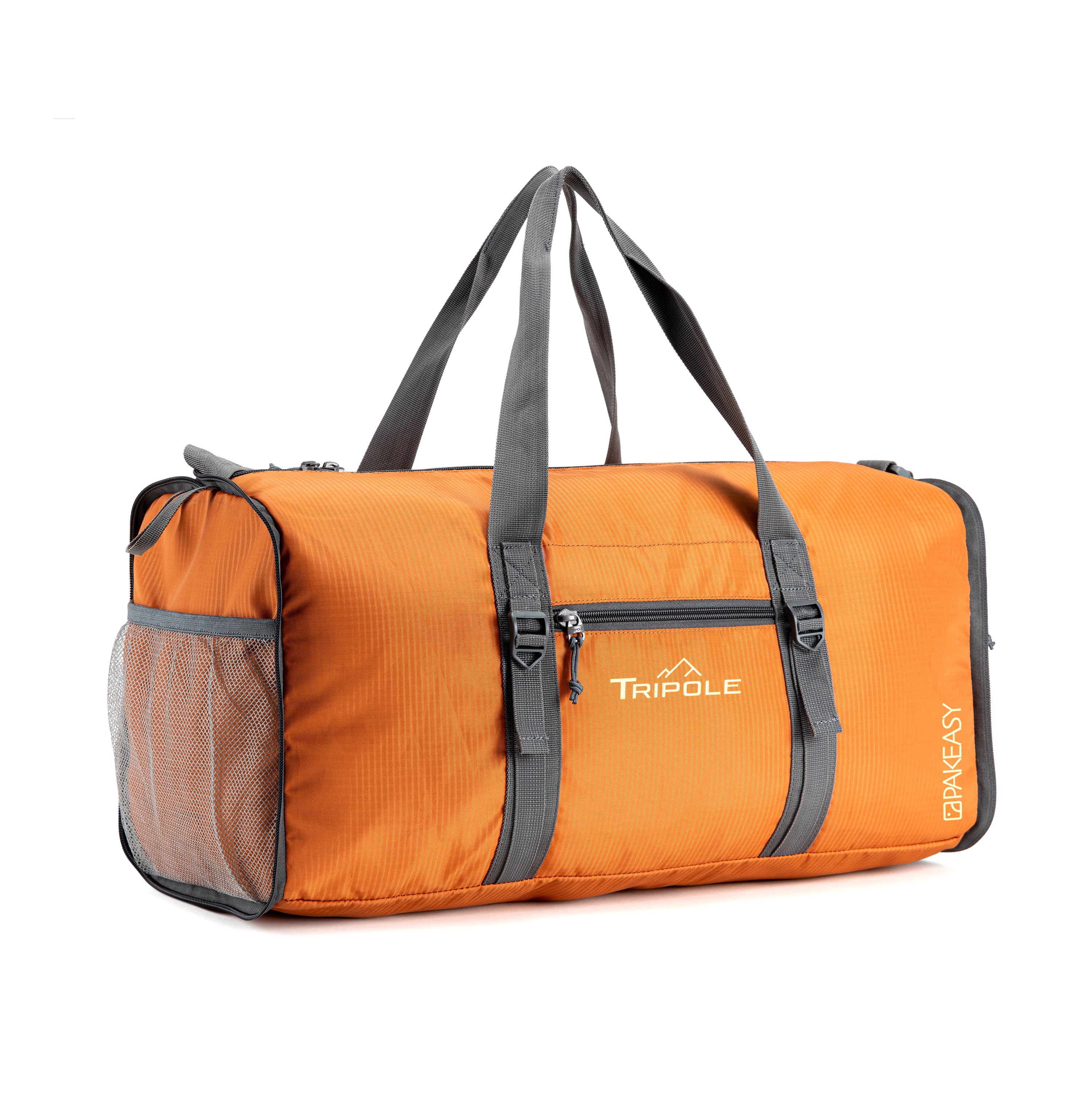 Tripole PAKEasy Duffel Orange Front Foldable Portable Travelling Bag