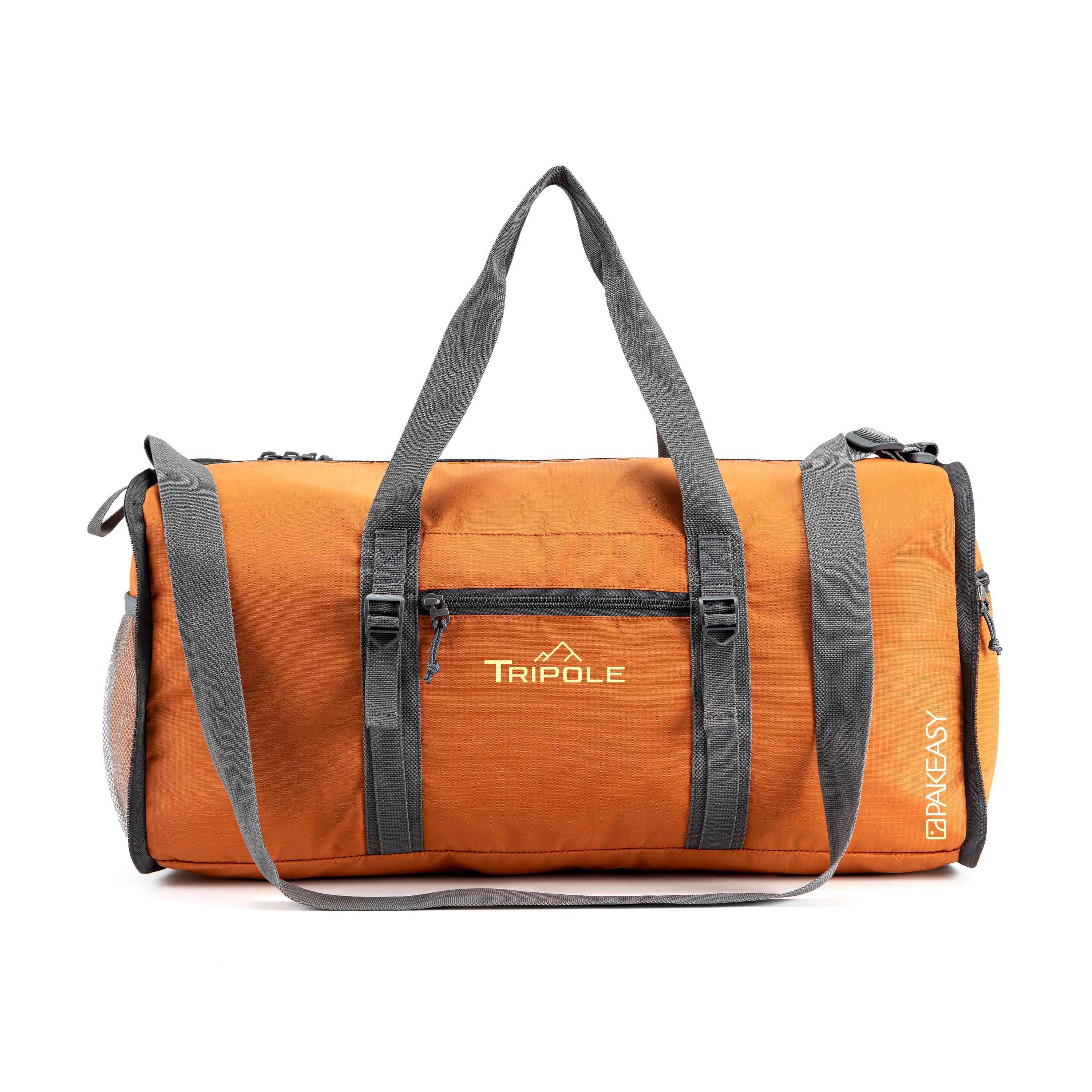 Tripole PAKEasy Duffel Orange Front Foldable Portable Travelling Bag