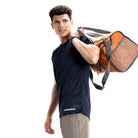 Tripole PAKEasy Duffel Orange with Model Foldable Portable Travelling Bag