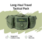 Tripole Tactical Waist Pack Army Green Trekking Hiking Backpacking Travelling